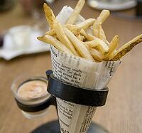 paper cones   french fries