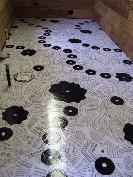 black kraft flooring