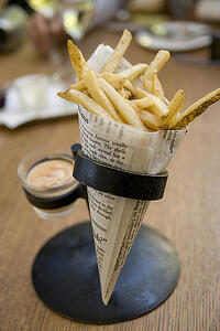 paper cones   french fries